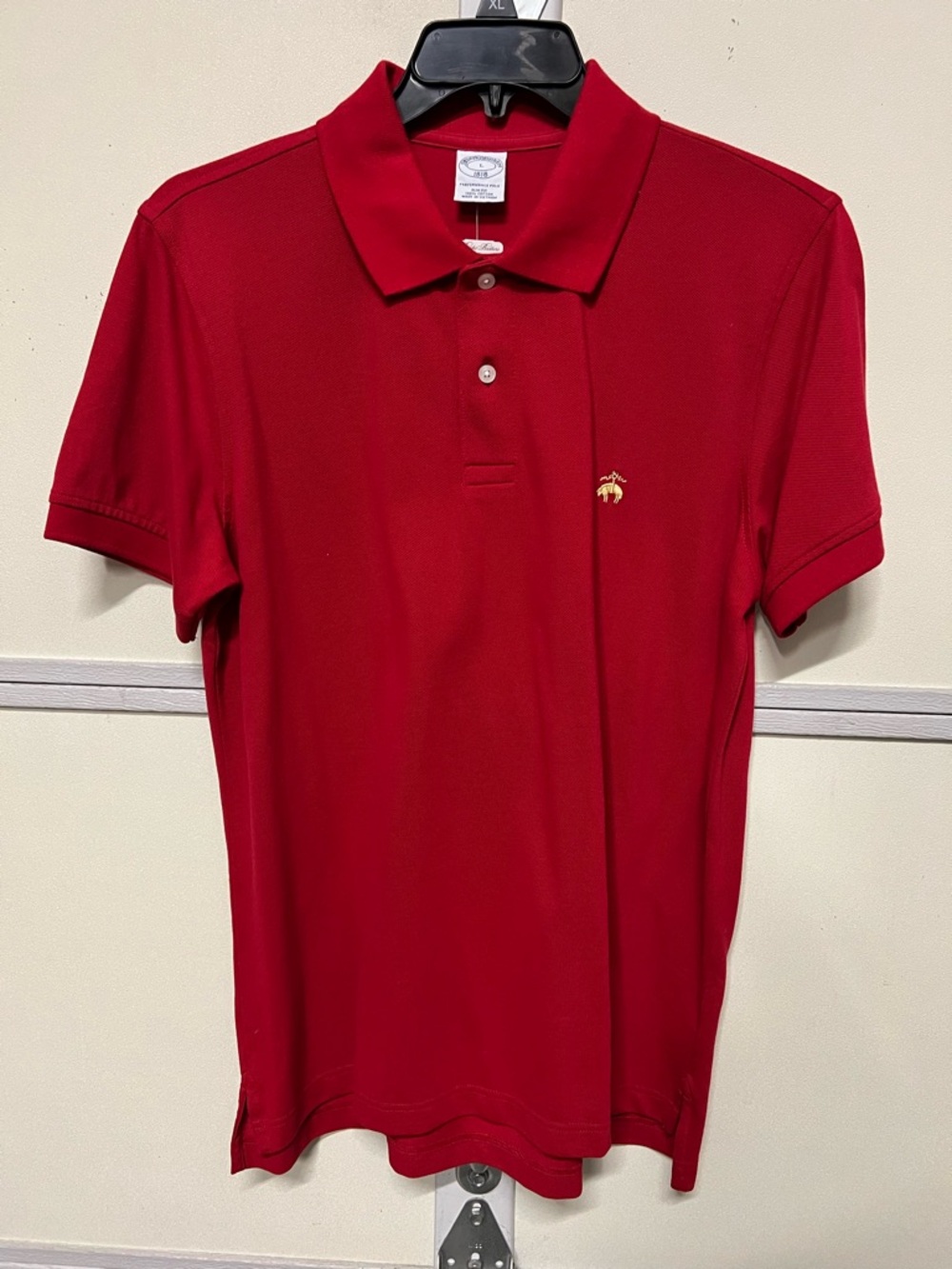 Brooks brother Red Polo Shirt with Embroidered Logo